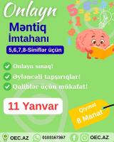 Onlayn Məntiq İmtahanı (5-8-ci siniflər)